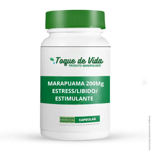 MARAPUAMA ESTRESS, LIBIDO E ESTIMULANTE 200mg